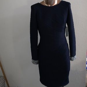 ElizaJ navy dress NWT
